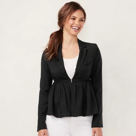 LC Lauren Conrad Jackets & Blazers - Lauren Conrad peplum blazer